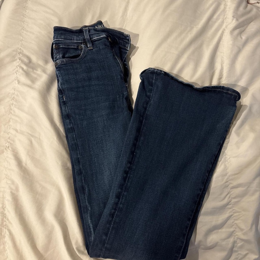 American Eagle Outfitters Dark Indigo Straight Leg Jeans